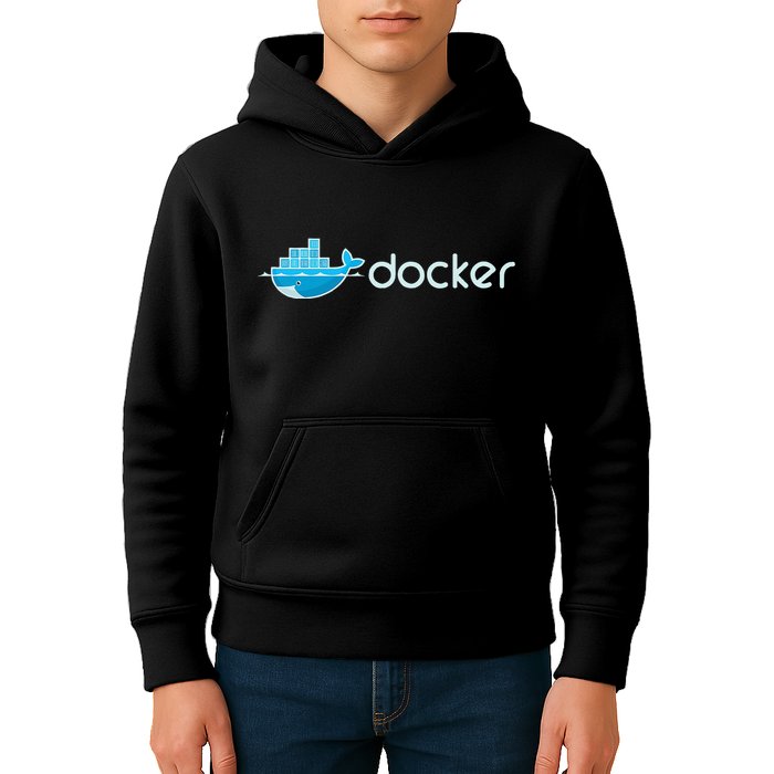 Docker Engine Build Applications In Isolated Containers Kids Hoodie