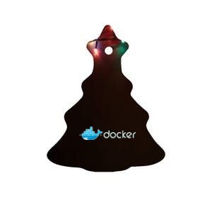 Docker Engine Build Applications In Isolated Containers Ceramic Tree Ornament