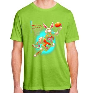 Dunk Easter Bunny Basketball Adult ChromaSoft Performance T-Shirt