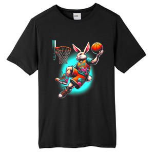 Dunk Easter Bunny Basketball Tall Fusion ChromaSoft Performance T-Shirt