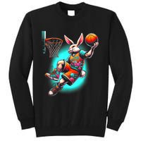 Dunk Easter Bunny Basketball Tall Sweatshirt