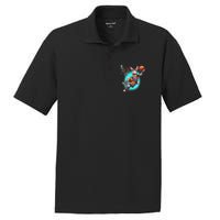 Dunk Easter Bunny Basketball PosiCharge RacerMesh Polo