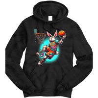 Dunk Easter Bunny Basketball Tie Dye Hoodie