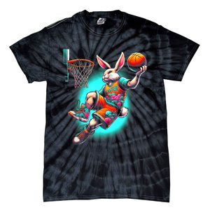 Dunk Easter Bunny Basketball Tie-Dye T-Shirt