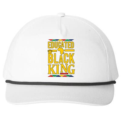 Dashiki Educated Black KING African DNA Pride Snapback Five-Panel Rope Hat