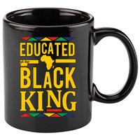 Dashiki Educated Black KING African DNA Pride 11oz C Handle Ceramic Mug