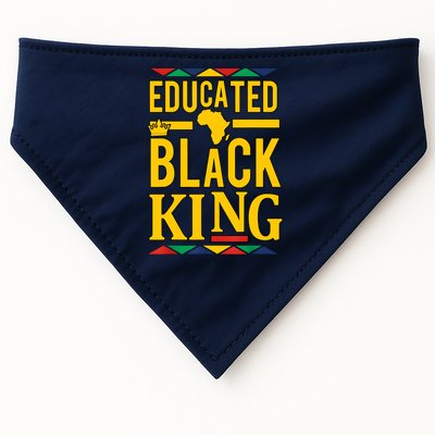 Dashiki Educated Black KING African DNA Pride USA-Made Doggie Bandana