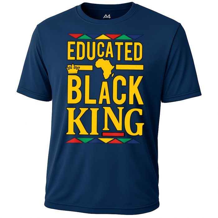 Dashiki Educated Black KING African DNA Pride Cooling Performance Crew T-Shirt