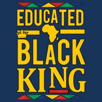 Dashiki Educated Black KING African DNA Pride Cooling Performance Crew T-Shirt