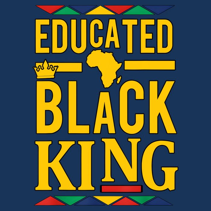 Dashiki Educated Black KING African DNA Pride Cooling Performance Crew T-Shirt