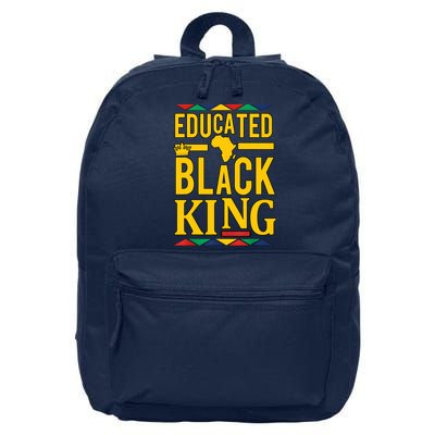 Dashiki Educated Black KING African DNA Pride 16 in Basic Backpack