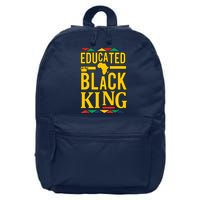 Dashiki Educated Black KING African DNA Pride 16 in Basic Backpack