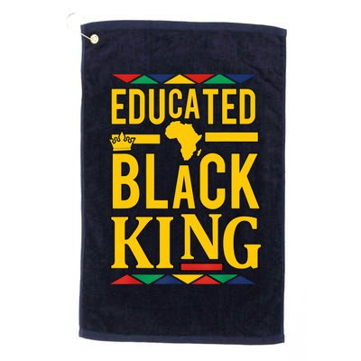Dashiki Educated Black KING African DNA Pride Golf Towel