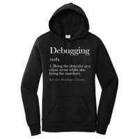 Debugging Definition Funny Coding Programming Women's Pullover Hoodie