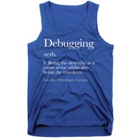 Debugging Definition Funny Coding Programming Tank Top