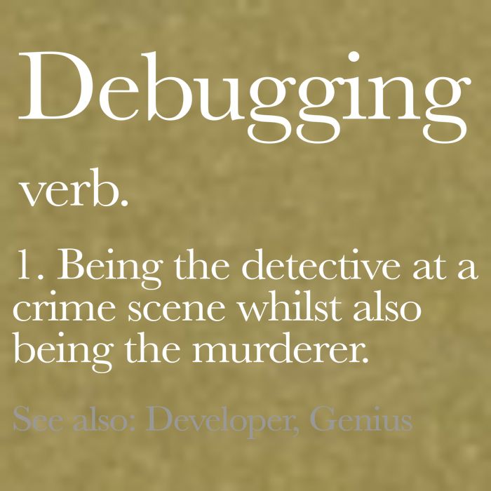 Debugging Definition Funny Coding Programming Garment-Dyed Women's Muscle Tee