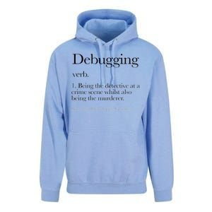 Debugging Definition Funny Coding Programming Unisex Surf Hoodie