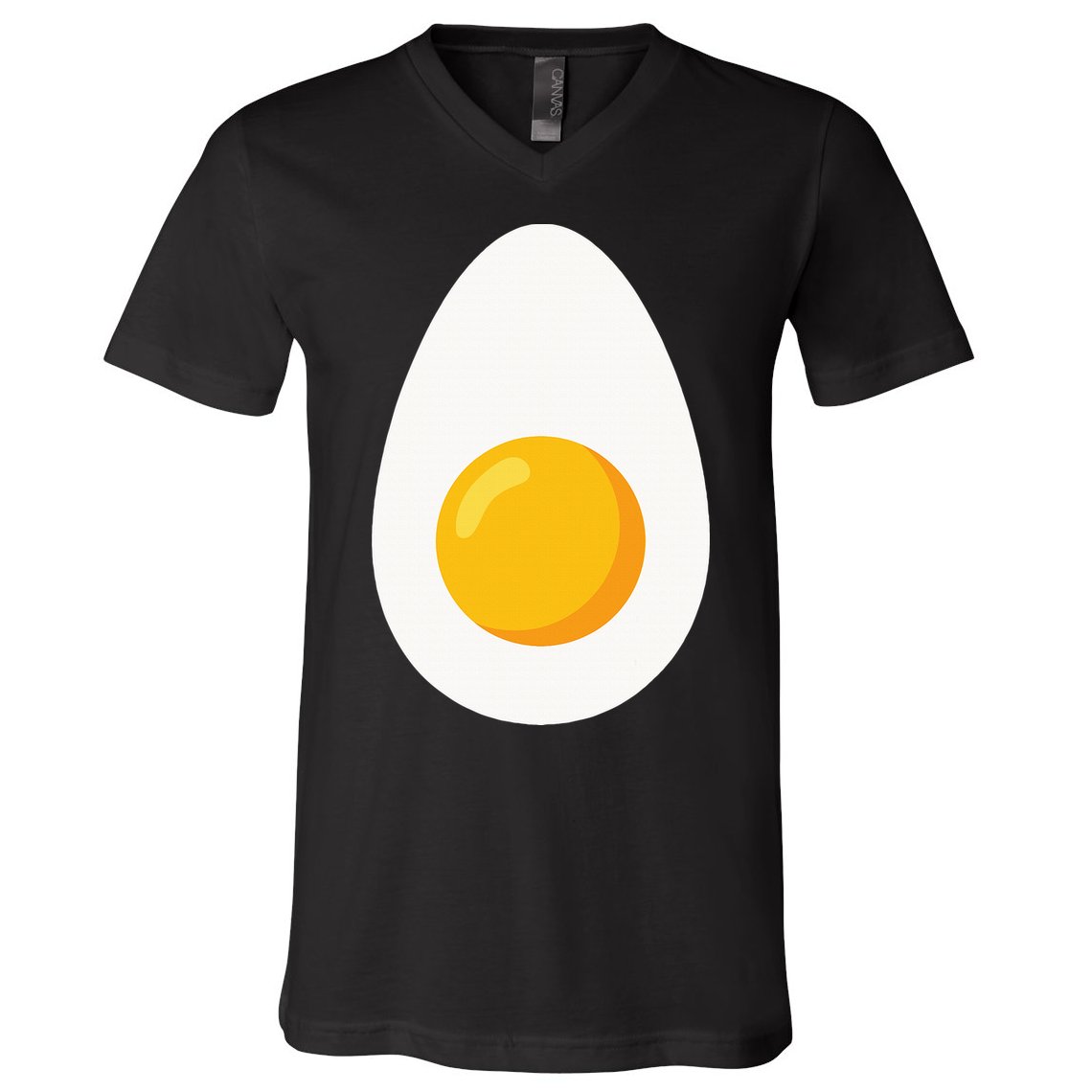 Deviled Egg Costume Funny Halloween Egg Costume V-Neck T-Shirt