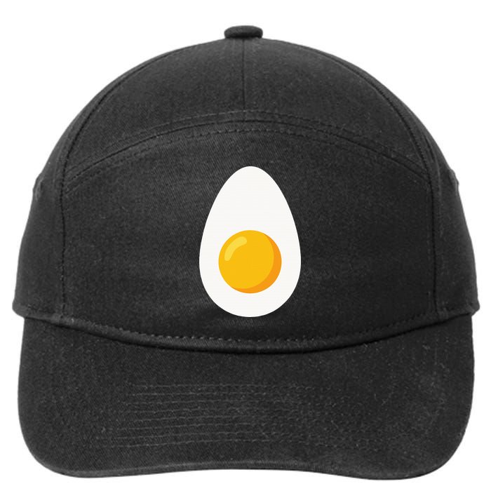 Deviled Egg Costume Funny Halloween Egg Costume 7-Panel Snapback Hat