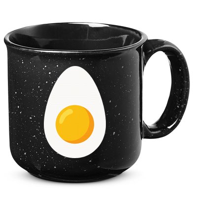 Deviled Egg Costume Funny Halloween Egg Costume 15oz Campfire Ceramic Mug