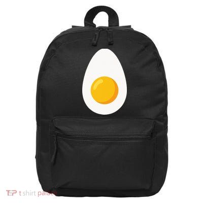 Deviled Egg Costume Funny Halloween Egg Costume 16 in Basic Backpack