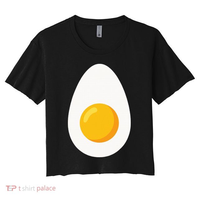 Deviled Egg Costume Funny Halloween Egg Costume Crop Top