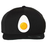 Deviled Egg Costume Funny Halloween Egg Costume Wool Snapback Cap
