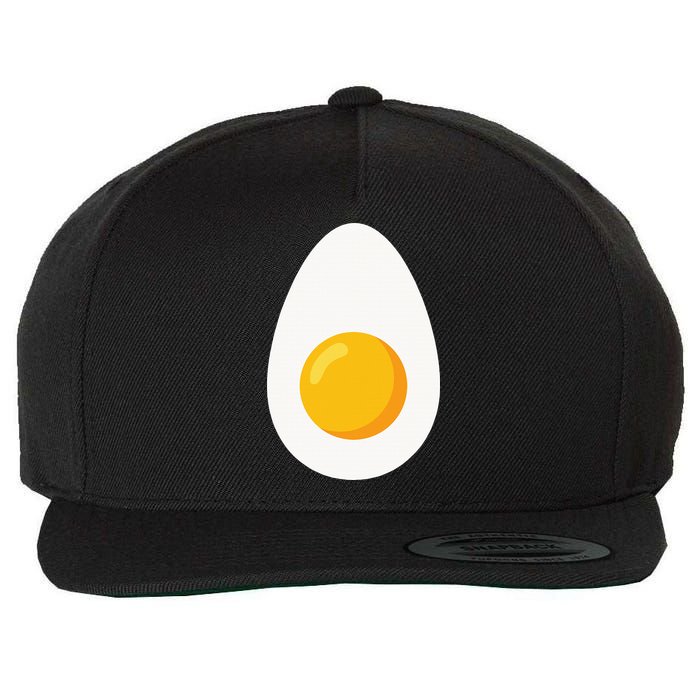 Deviled Egg Costume Funny Halloween Egg Costume Wool Snapback Cap