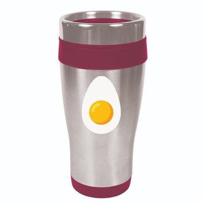 Deviled Egg Costume Funny Halloween Egg Costume 16oz Travel Tumbler