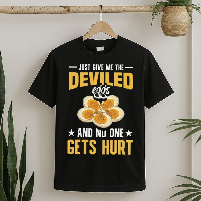 Deviled Eggs Container With Lid Holder Food Deviled Eggs T-Shirt