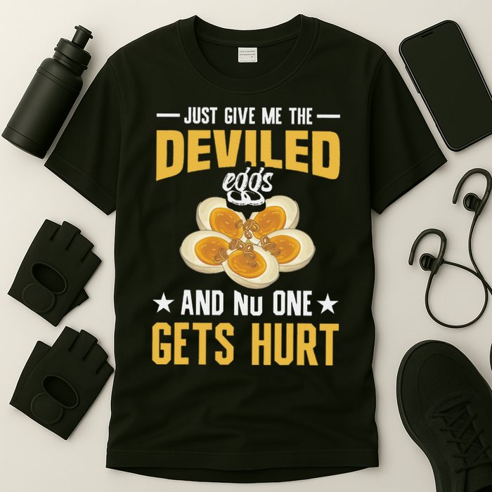 Deviled Eggs Container With Lid Holder Food Deviled Eggs T-Shirt