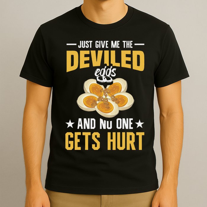 Deviled Eggs Container With Lid Holder Food Deviled Eggs T-Shirt