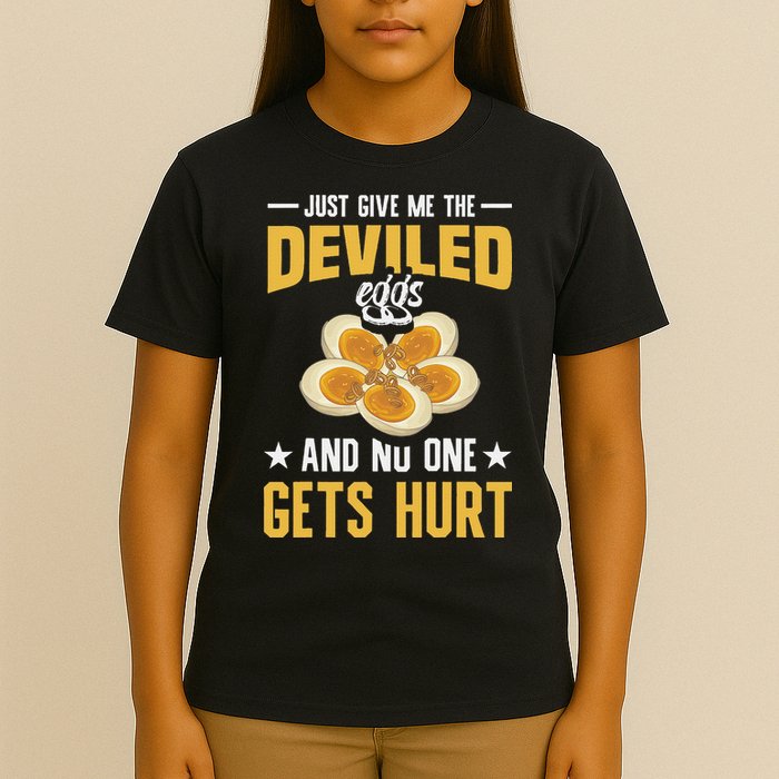 Deviled Eggs Container With Lid Holder Food Deviled Eggs T-Shirt