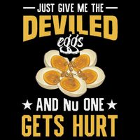 Deviled Eggs Container With Lid Holder Food Deviled Eggs T-Shirt