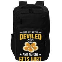 Deviled Eggs Container With Lid Holder Food Deviled Eggs Impact Tech Backpack