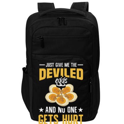 Deviled Eggs Container With Lid Holder Food Deviled Eggs Impact Tech Backpack