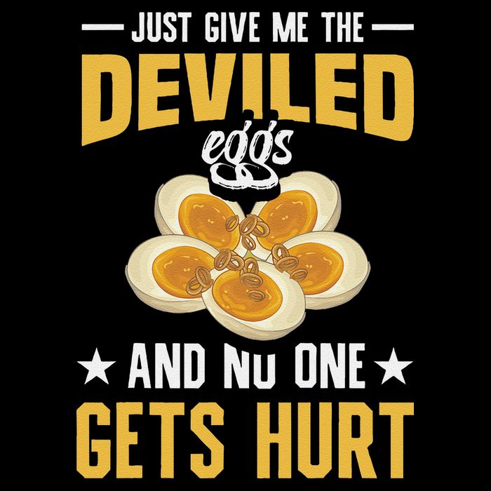 Deviled Eggs Container With Lid Holder Food Deviled Eggs Premium T-Shirt