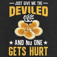 Deviled Eggs Container With Lid Holder Food Deviled Eggs Trucker Hat