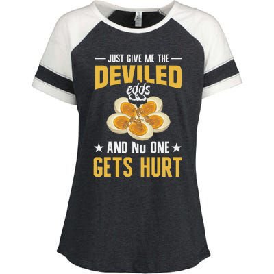 Deviled Eggs Container With Lid Holder Food Deviled Eggs Enza Ladies Jersey Colorblock Tee