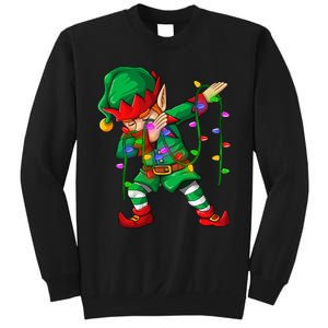 Dabbing Elf Costume Christmas Squad Boy Xmas Sweatshirt