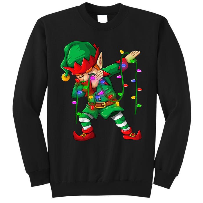 Dabbing Elf Costume Christmas Squad Boy Xmas Sweatshirt