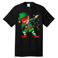 Dabbing Elf Costume Christmas Squad Boy Xmas Tall T-Shirt