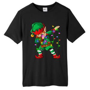 Dabbing Elf Costume Christmas Squad Boy Xmas Tall Fusion ChromaSoft Performance T-Shirt