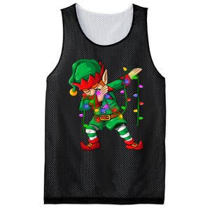 Dabbing Elf Costume Christmas Squad Boy Xmas Mesh Reversible Basketball Jersey Tank