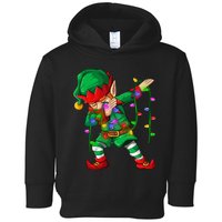 Dabbing Elf Costume Christmas Squad Boy Xmas Toddler Hoodie