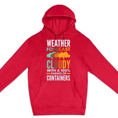 DevOps Engineer Cloud Computing Weather Forecast Premium Pullover Hoodie