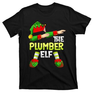 Dabbing Elf Christmas Plumbing Plumbers The Plumber Elf T-Shirt