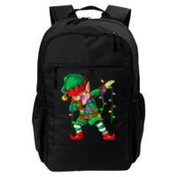 Dabbing Elf Costume Christmas Squad Daily Commute Backpack