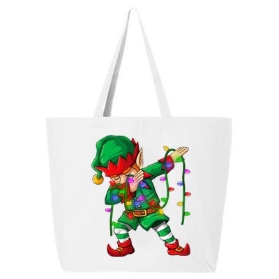 Dabbing Elf Costume Christmas Squad 25L Jumbo Tote