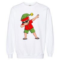 Dabbing Elf Christmas In July Summer Xmas Dab Garment-Dyed Sweatshirt